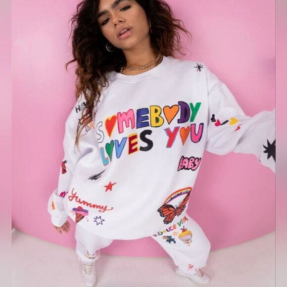 The Mayfair Group colab @iscreamcolour Somebody Loves You Legacy Crewneck O/S - Picture 2 of 13